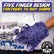Рукавичка Chemical Guys Furry Five Finger Stranger Helpful Handy Detailing Mitt 408829 фото 3