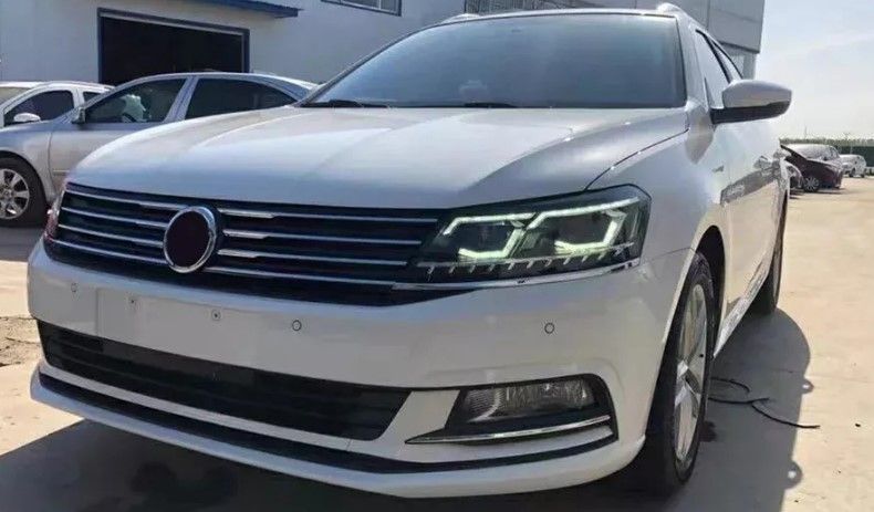 Передні фари на Volkswagen Passat B7 USA 2011-2015 FULL LED замість штатних галогенових фар 430496 фото