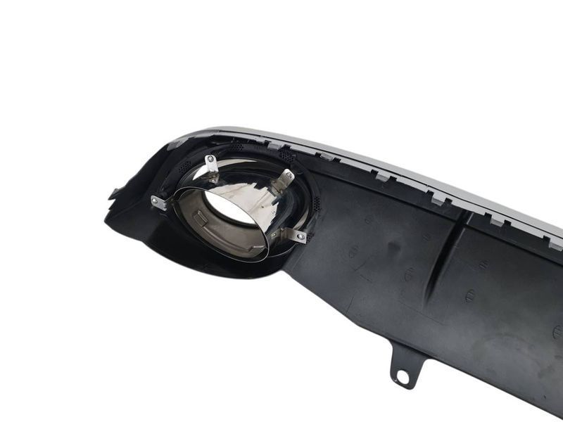 Диффузор (заднего бампера) Black Silver/Chrome Pipe (в стиле RS7) на Audi A7 2010-2014 430274 фото