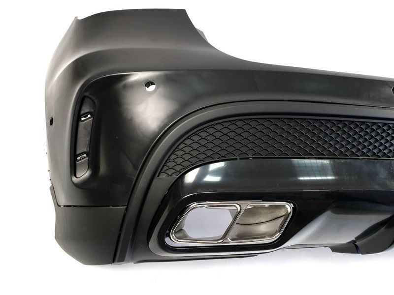 Задний бампер (стиль GLA45 AMG) на Mercedes GLA-class X156 2013-2017 428548 фото