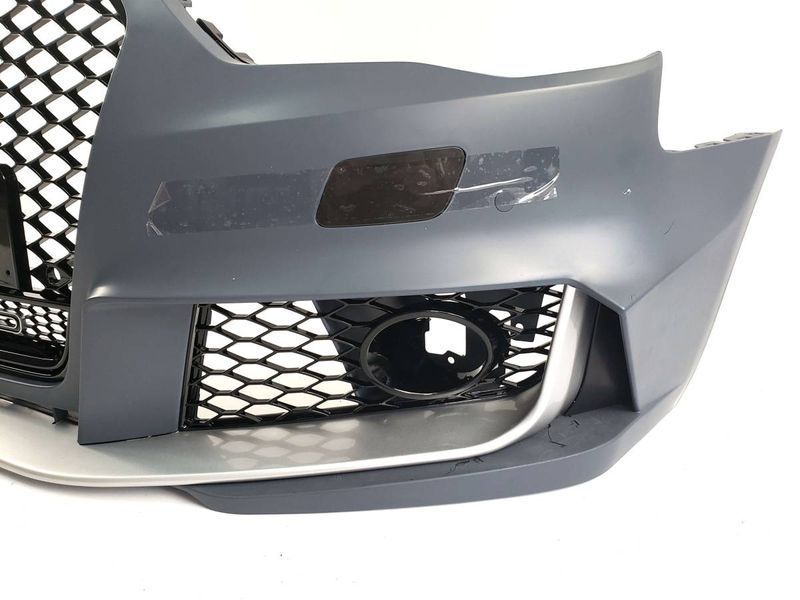 Передній бампер на Audi A3 2012-2016 стиль RS3 під туманки 428673 фото