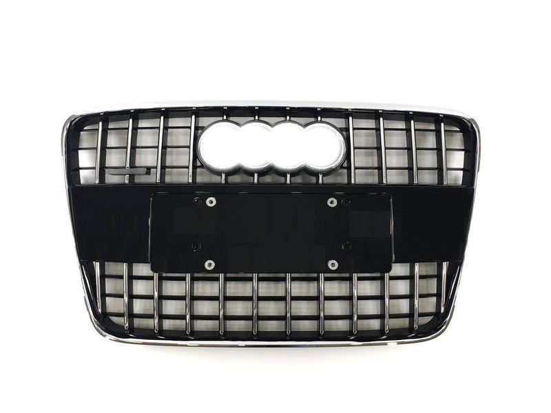 Решетка радиатора на Audi Q7 2005-2015 в стиле SQ7 Chrome Black 427422 фото