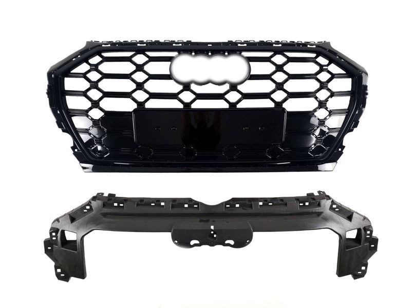 Решетка радиатора на Audi Q5 2020- в стиле SQ5 Black 427412 фото Решетка радиатора на Audi Q5 2020- в стиле SQ5 Black 427412 фото