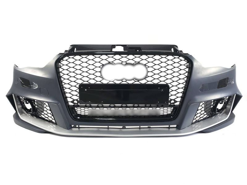 Передній бампер на Audi A3 2012-2016 стиль RS3 під туманки 428673 фото