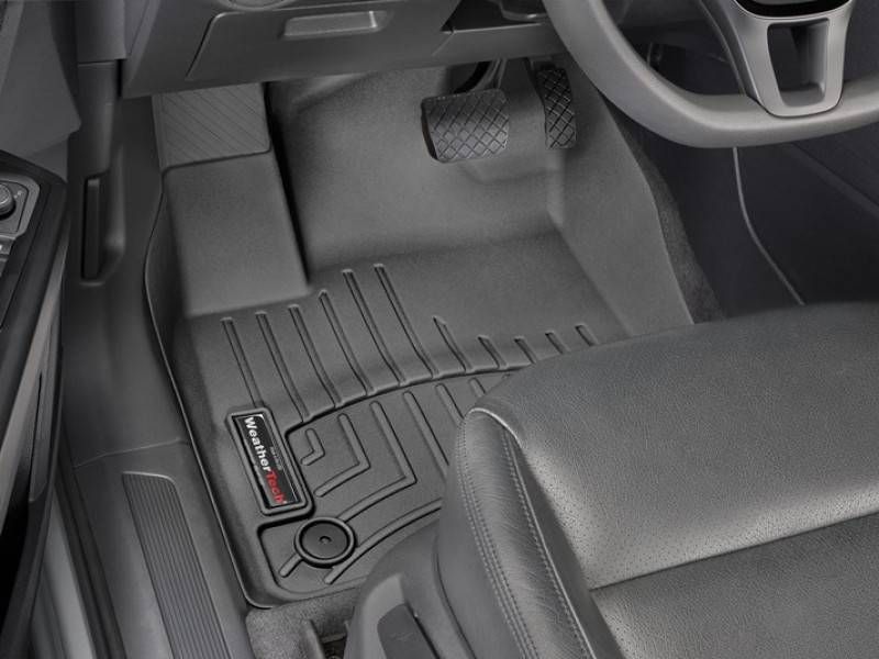 3D коврики для Volkswagen Atlas 2017- черные передние WeatherTech 4410841 98362 фото