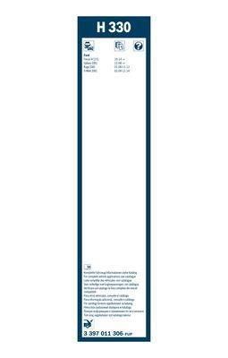 Задний дворник для Ford Kuga 2008-2013 | Щетка стеклоочистителя Bosch Rear H 330 330 мм 196064 фото
