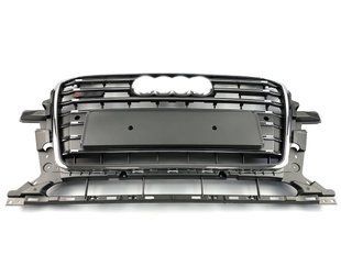 Решітка радіатора на Audi Q5 2012-2016 стиль SQ5 Silver Chrome 427413 фото