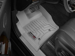 3D килимки для Land Rover Range Rover, Range Rover Sport 2013-, Discovery 2016- сірі передні WeatherTech 464801 46447 фото