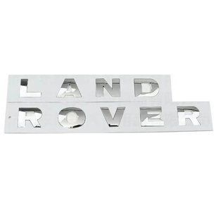 Автологотип емблема напис Land Rover хром LR038657-LR038658-CHR 206674 фото