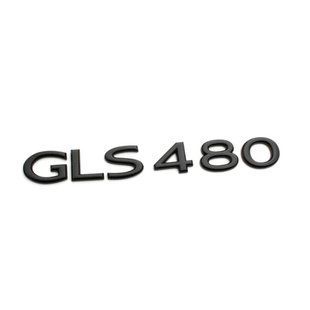 Автологотип емблема напис Mercedes GLS480 X167 Black Package чорний глянець 407869 фото