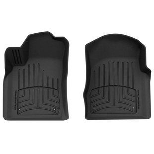 3D коврики для Jeep Grand Cherokee 2013-2015, Dodge Durango 2013- черные передние WeatherTech HP 444851IM 403142 фото