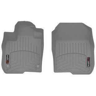 3D килимки для Honda HR-V 2023- сірі передні WeatherTech 4617461 417236 фото