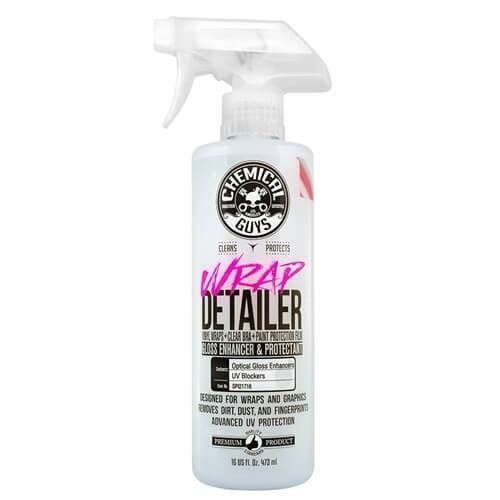 Средство по уходу за виниловыми и полиуретановыми пленками Chemical Guys Wrap Detailer Unique Quick Detailer and Protectant for Vinyl Wraps 473мл 408537 фото Средство по уходу за виниловыми и полиуретановыми пленками Chemical Guys Wrap Detailer Unique Quick Detailer and Protectant for Vinyl Wraps 473мл 408537 фото