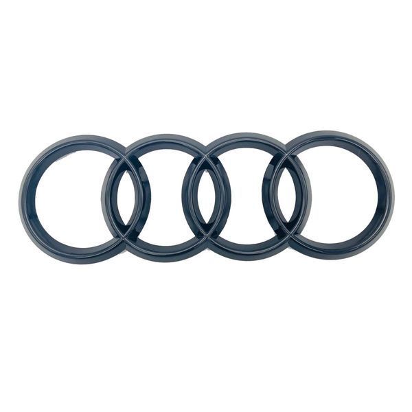 Автологотип емблема чорні кільця Audi Q5 2020- Black Edition в решітку радіатора 80A853605CT94 401654 фото
