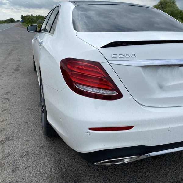 Спойлер на Mercedes E-class W213 2016- E63S Style чорний глянець 430196 фото