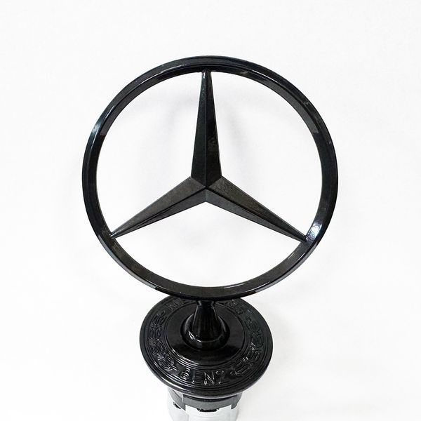 Автологотип эмблема прицел на капот Mercedes-Benz E-Class W212 черный глянец A2218800086 523442 фото