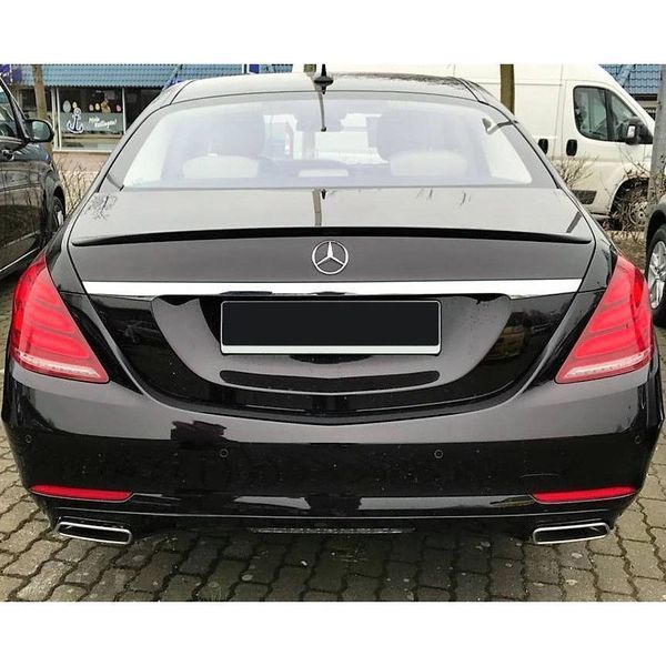 Спойлер на машину Mercedes S-class W222 2013- черный глянец 430171 фото