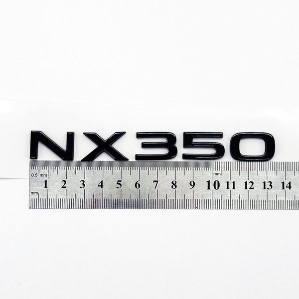 Автологотип емблема напис Lexus NX350 2021- Чорний глянець 523201 фото