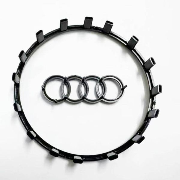 Эмблема логотип шильдик на руль Audi S-Line черный глянец 423913 фото