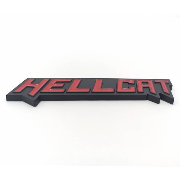 Автологотип шильдик эмблема Dodge Challenger Charger Hellcat red-black 265835 фото