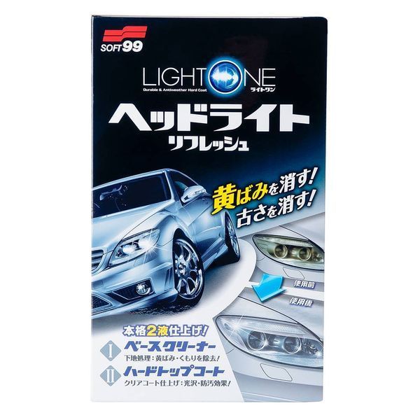 Очиститель и защита пластиковых фар Soft99 Light One 50 мл, 8 мл 417795 фото