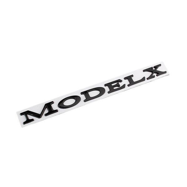 Автологотип шильдик эмблема надпись Tesla Model X Performance Black черный глянец 408381 фото