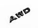 Автологотип напис Mazda AWD чорний глянець 521920 фото 2