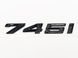 Автологотип шильдик эмблема надпись BMW 745i Black Shadow Edition 522543 фото 4