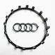 Логотип емблема шильдик на кермо Audi S-Line чорний глянець 423913 фото 4