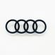 Логотип емблема шильдик на кермо Audi S-Line чорний глянець 423913 фото 3