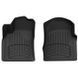 3D коврики для Jeep Grand Cherokee 2013-2015, Dodge Durango 2013- черные передние WeatherTech HP 444851IM 403142 фото 1