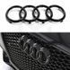 Автологотип емблема чорні кільця Audi A1, S1 8X 2011-2018 Black Edition в решітку радіатора 8X0853605 316146 фото 3