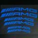 Наклейки на суппорт Mercedes AMG синие 426114 фото 3