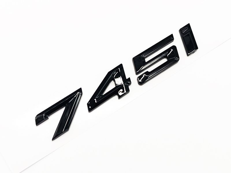 Автологотип шильдик эмблема надпись BMW 745i Black Shadow Edition 522543 фото Автологотип шильдик эмблема надпись BMW 745i Black Shadow Edition 522543 фото
