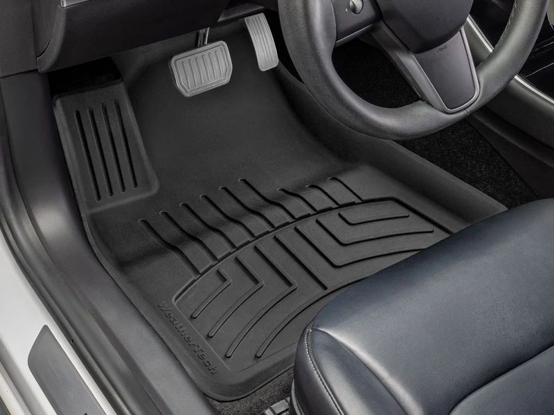 3D килимки для Tesla Model 3 2017-2023 чорні передні WeatherTech HP 4412201IM 521885 фото