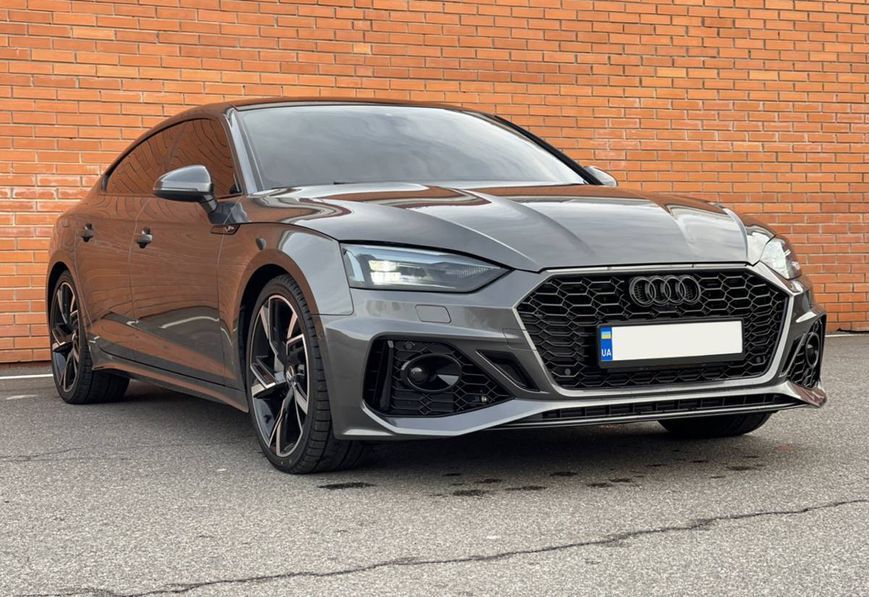 Передний бампер на Audi A5 2020- в стиле RS5 под дистроник V2 429859 фото