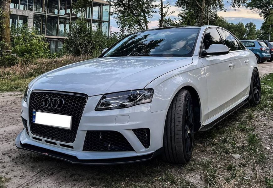 Передній бампер на Audi A4 B8 2007-2011 стиль RS4 429819 фото Передній бампер на Audi A4 B8 2007-2011 стиль RS4 429819 фото