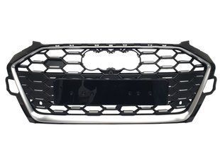 Решітка радіатора на Audi A4 B9 2019- стиль S4 Chrome Black Mate 522173 фото