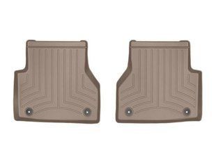 3D килимки для Audi A6 C8, A7 2018- бежеві задні WeatherTech 4515112 141428 фото