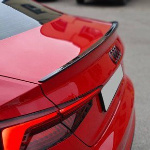 Спойлер на Audi A5 2017-2024 Coupe чорний глянець 429436 фото
