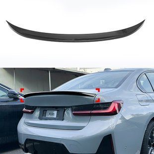 Спойлер на BMW 3 G20 2018- MP чорний глянець 355159 фото
