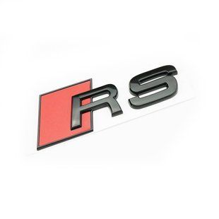 Автологотип емблема напис RS для E-tron GT Black Edition на кришку багажника 4J3853740AT94 409218 фото