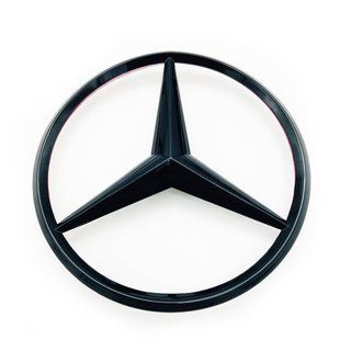 Задняя эмблема Mercedes B-Class W247 2018-, GLB-Class X247 2019- черный глянец A2197580058 523589 фото