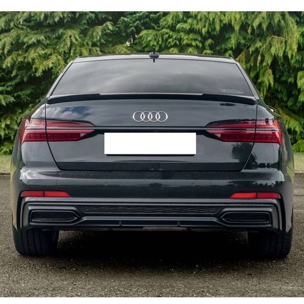 Спойлер на Audi A6 C8 2018- V1 чорний глянець 431456 фото