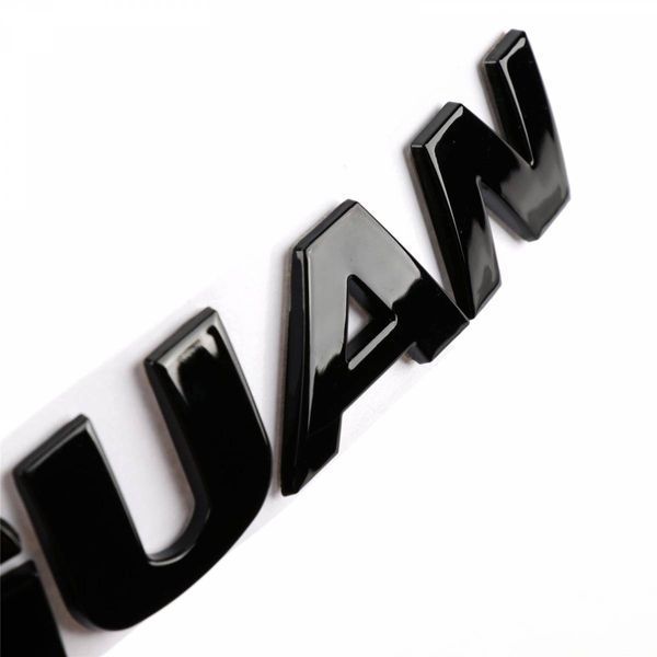 Автологотип шильдик эмблема надпись Volkswagen Tiguan черная на багажник 233638 фото