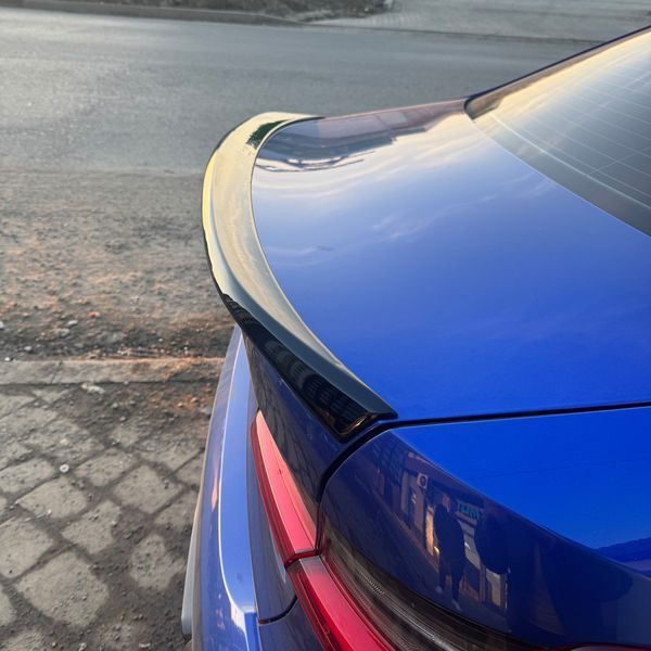 Спойлер на BMW 3 G20 2018- MP чорний глянець 355159 фото