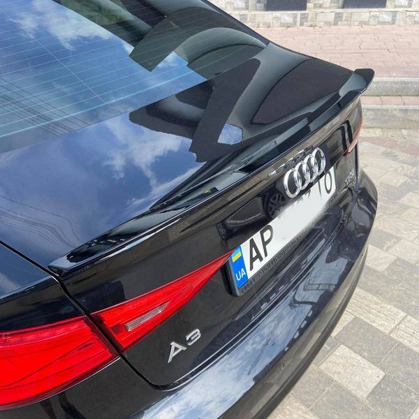 Спойлер на машину Audi A3 2012- Sedan черный глянец 355153 фото