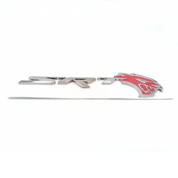 Автологотип шильдик эмблема Dodge SRT Hellcat Head red chrome 265837 фото