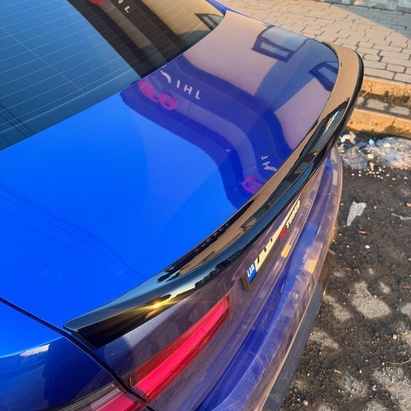 Спойлер на BMW 3 G20 2018- MP чорний глянець 355159 фото