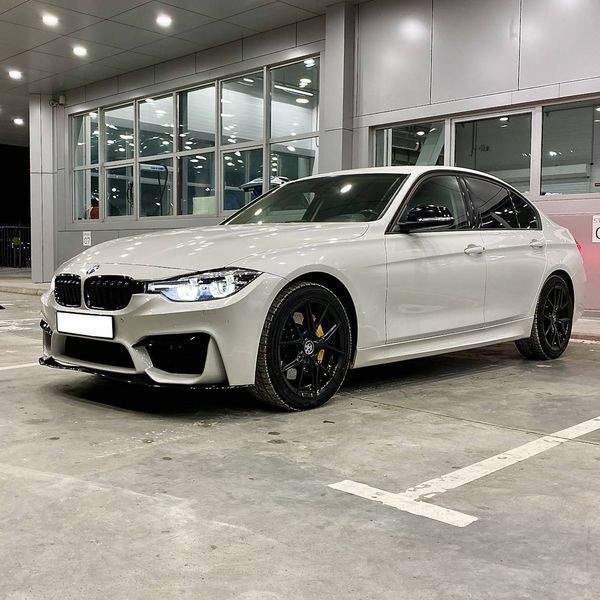 Комплект обвісу передній і задній бампер на BMW 3 F30 2012-2019 М стиль + пороги 240516 фото